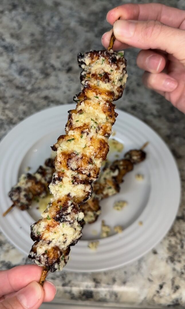 Italian Parmesan Chicken Skewers Cooking With Katie Cross