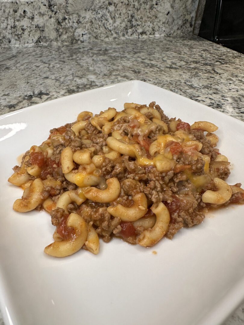 Cheesy Sloppy Joe Pasta