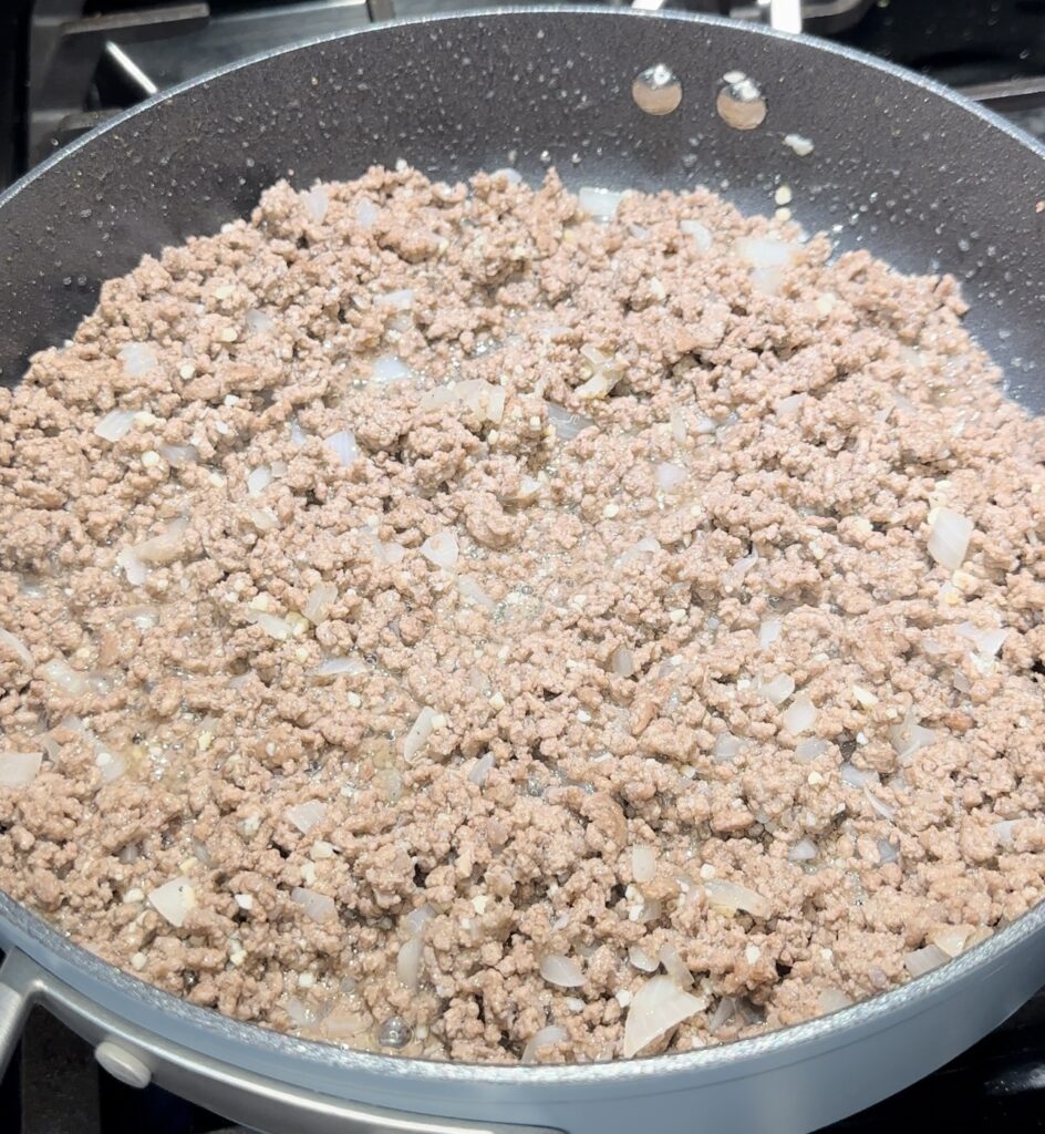 Cooked Hamburger Meat