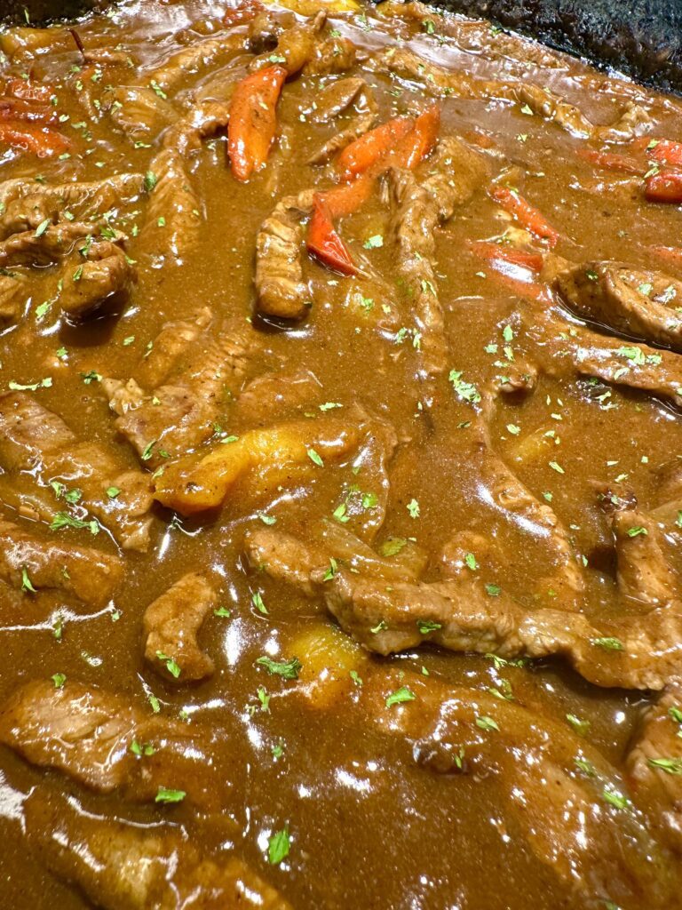 pepper steak & gravy