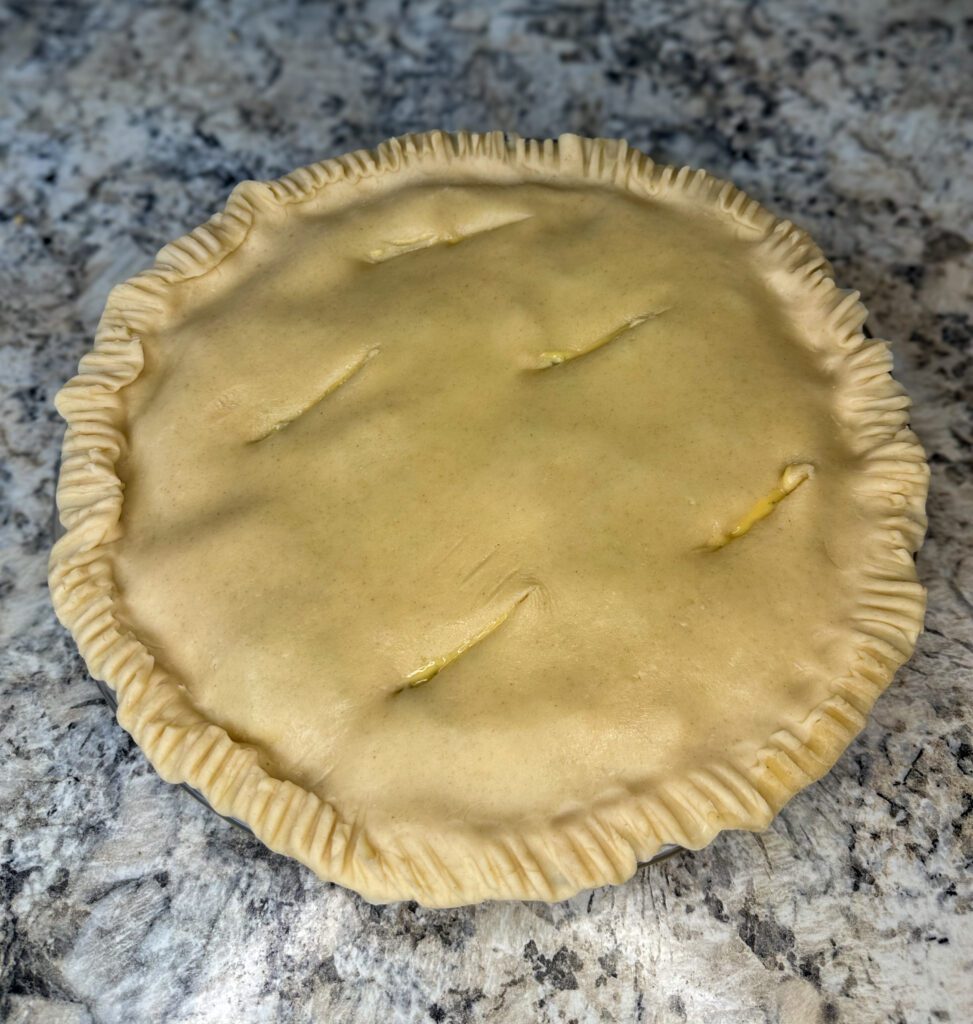 chicken pot pie unbaked