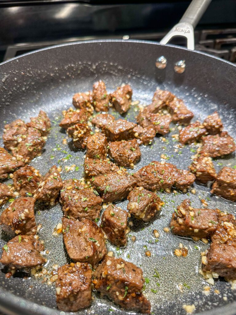 garlic butter steak bites