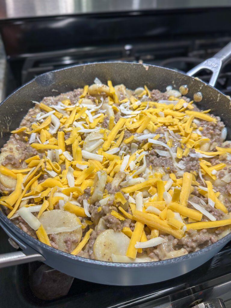 precooked hamburger potato casserole