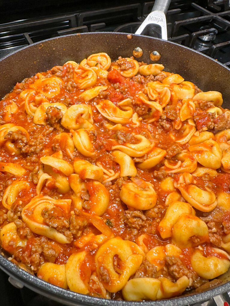 sausage and tortellini