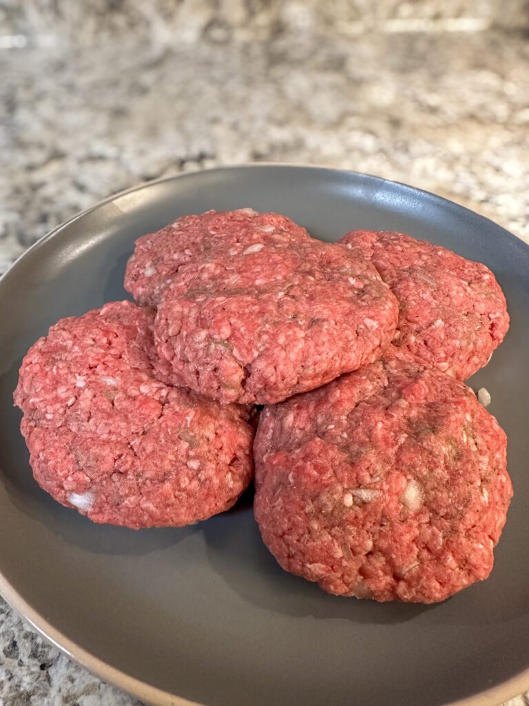 hamburger patties