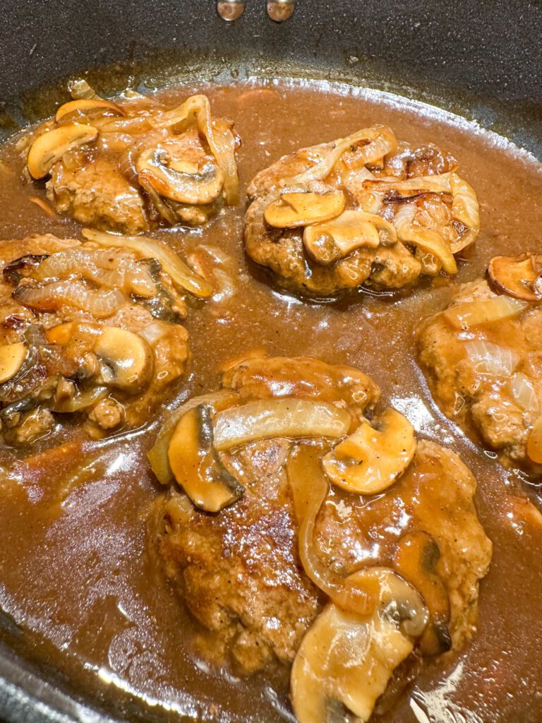 hamburger steaks and gravy