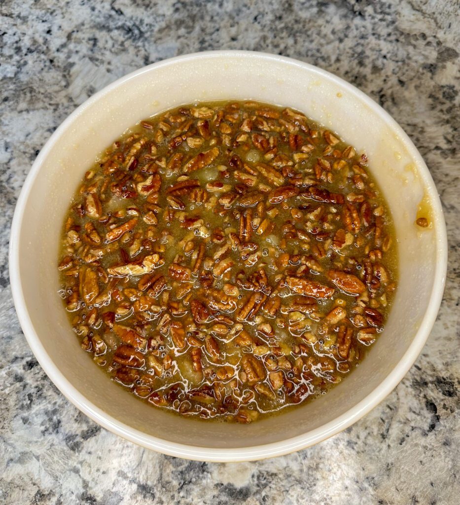 pecan pie cobbler filling