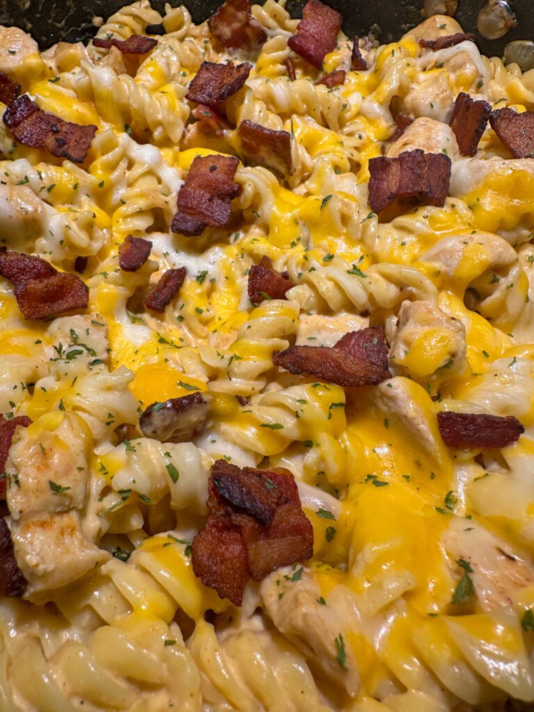 chicken bacon ranch pasta