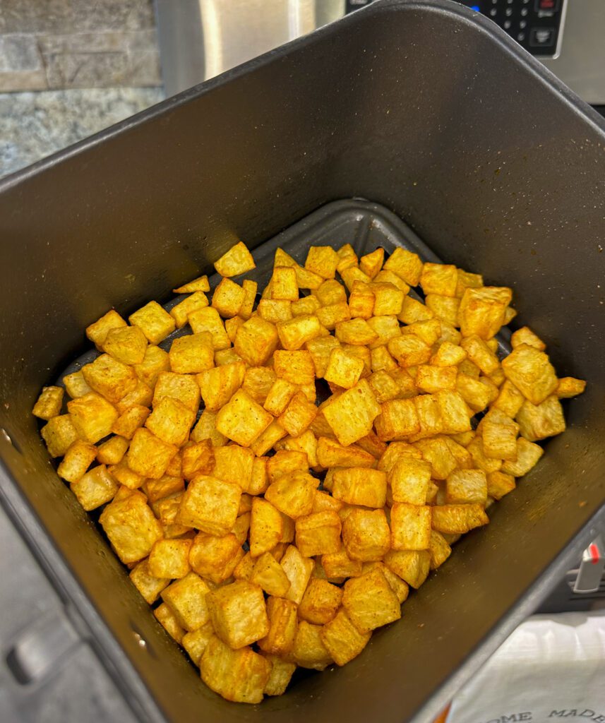 air fried potatoes