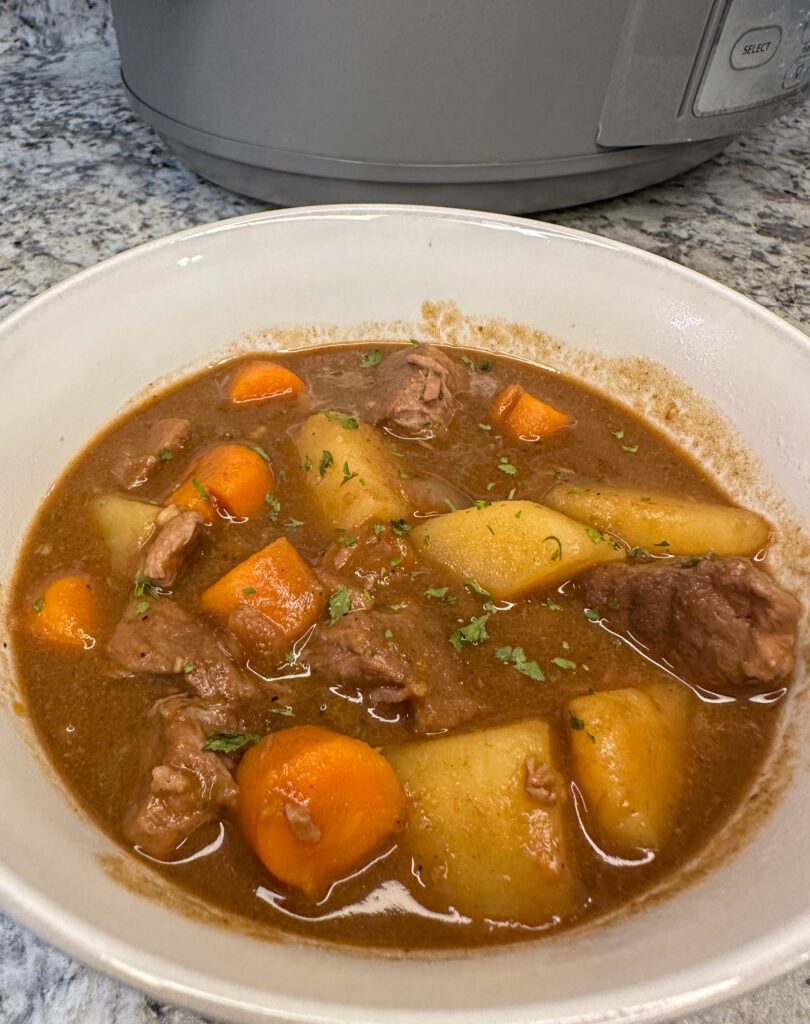 bowl of beef stew