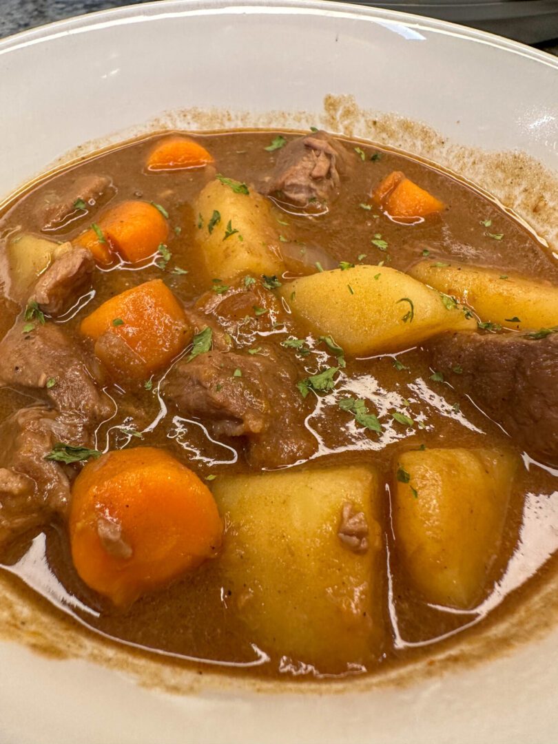 bowl of beef stew