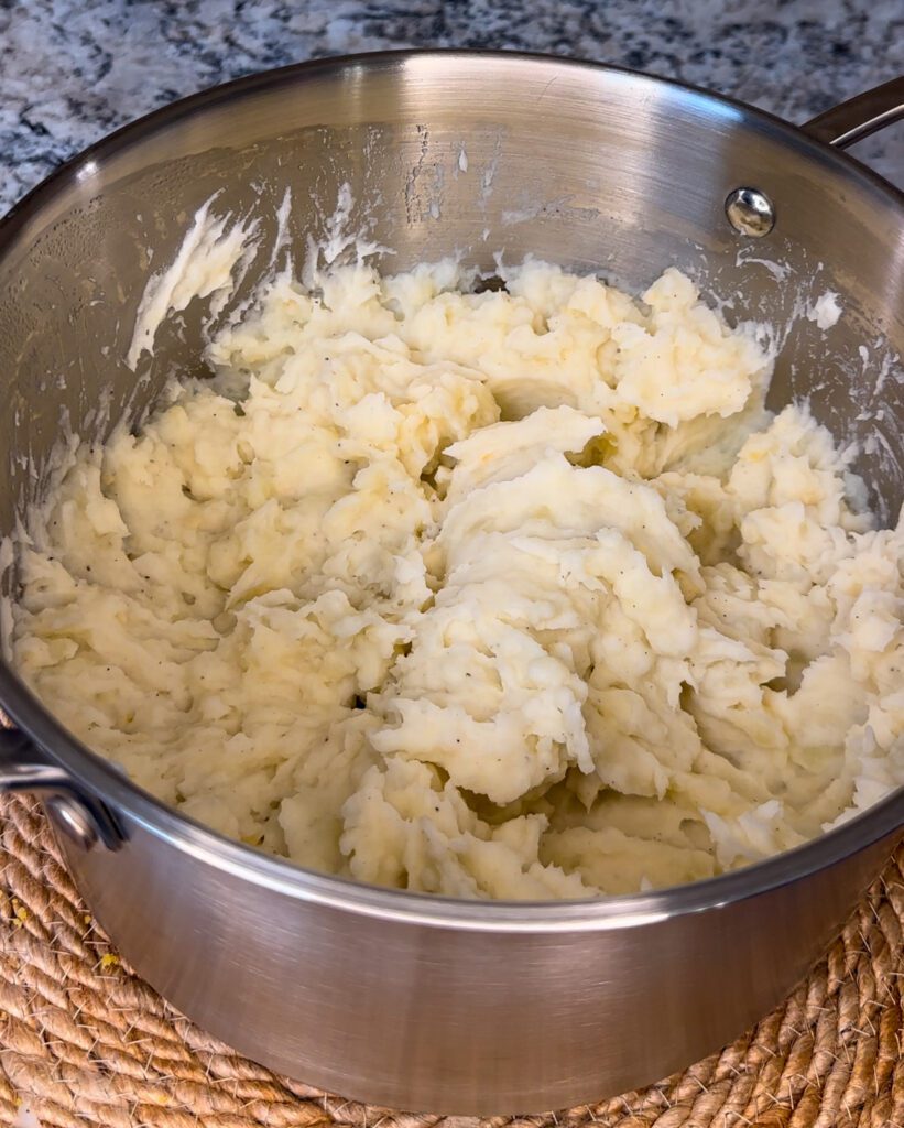 mashed potatoes