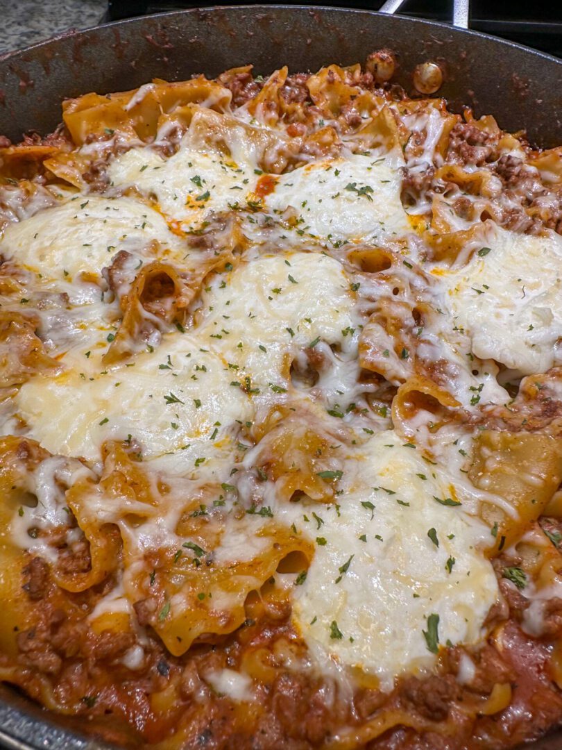 one pan skillet lasagna