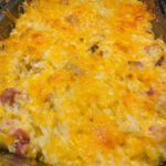 cheesy ham hashbrown casserole