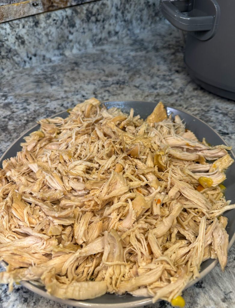 shredded chicken