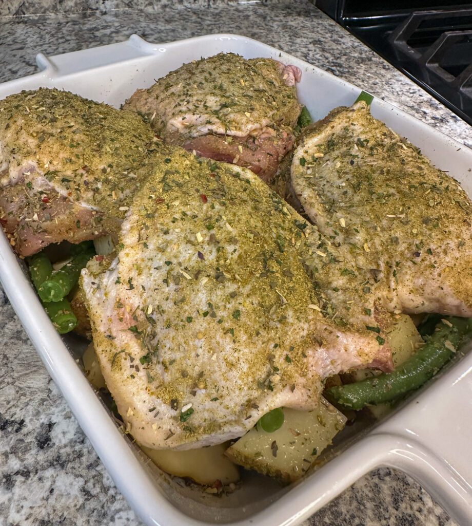 pre baked chicken