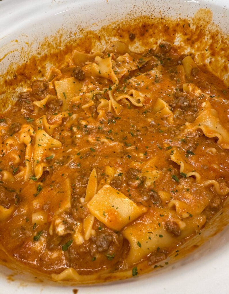 crockpot lasagna soup