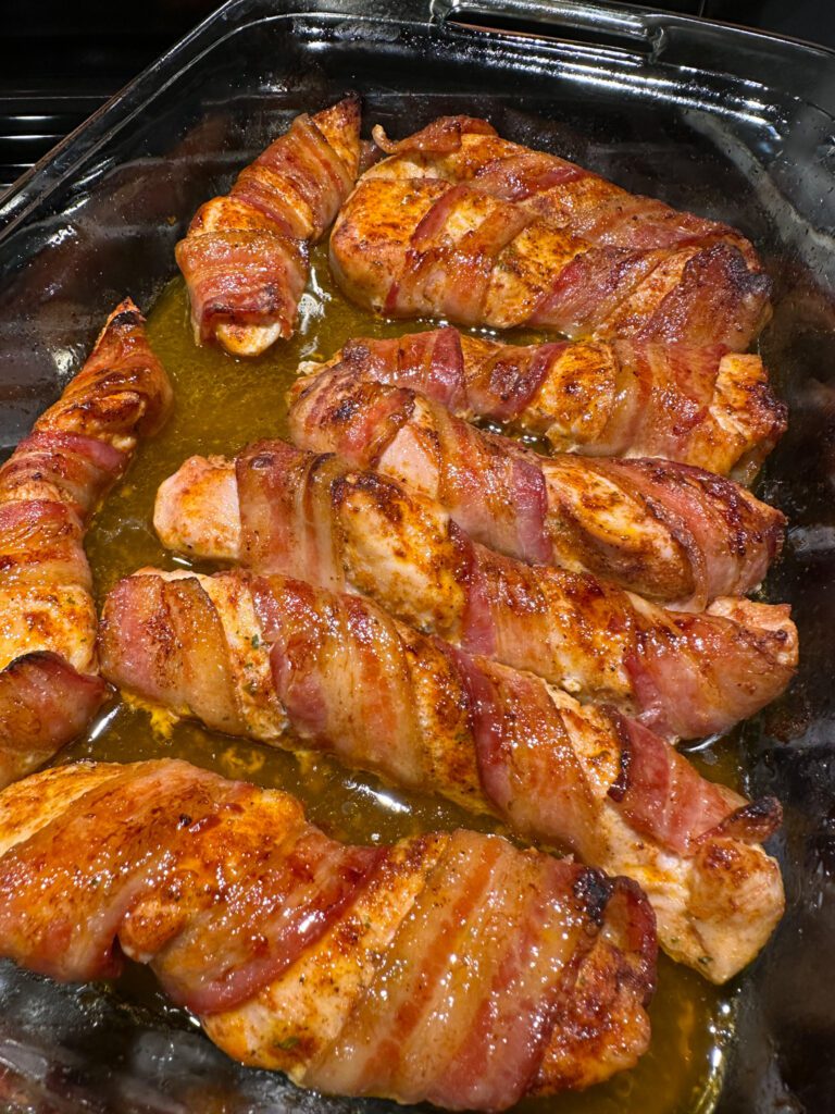 bacon wrapped chicken