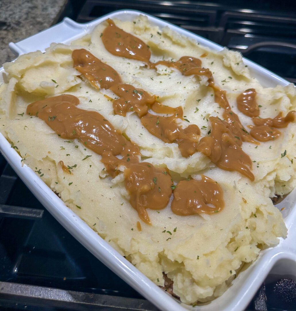 loaded hamburger steak casserole