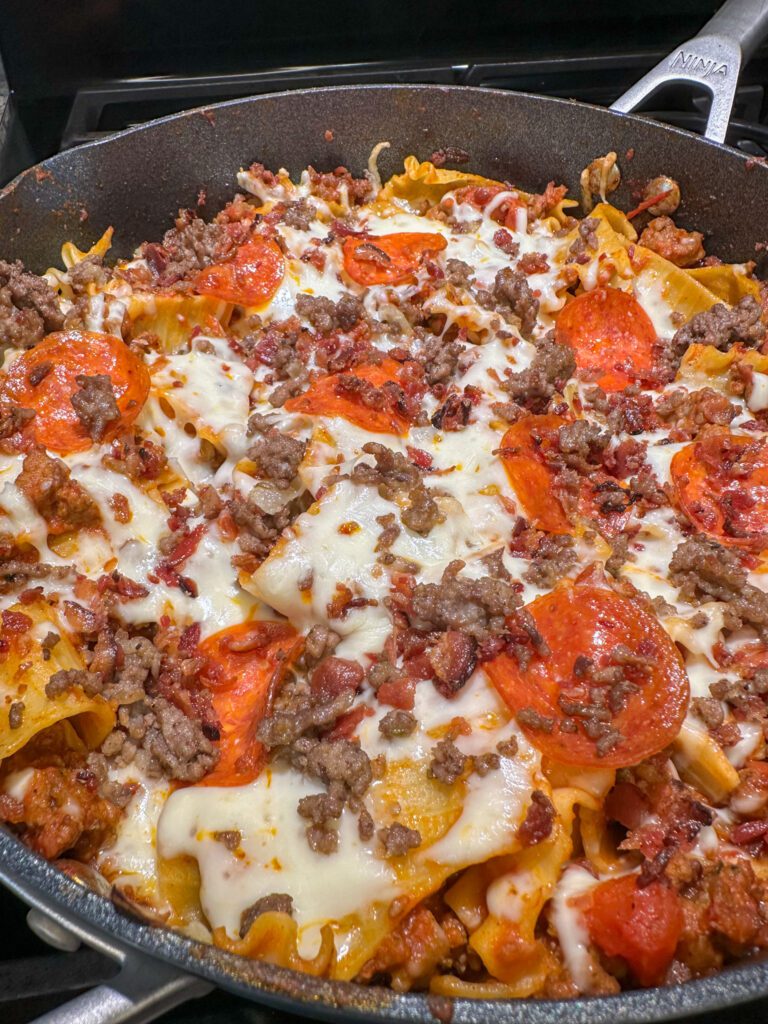 Pizza Lasagna Skillet